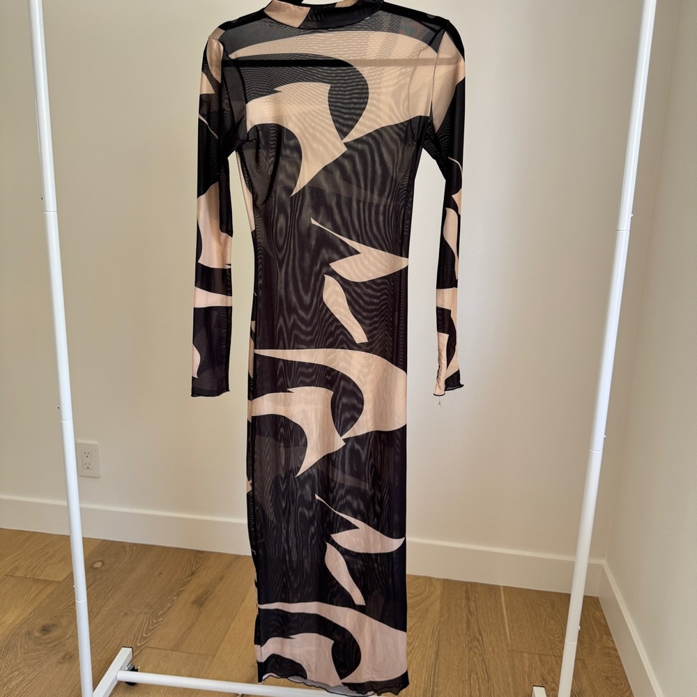 Geometrical Swimsuit coverup dress